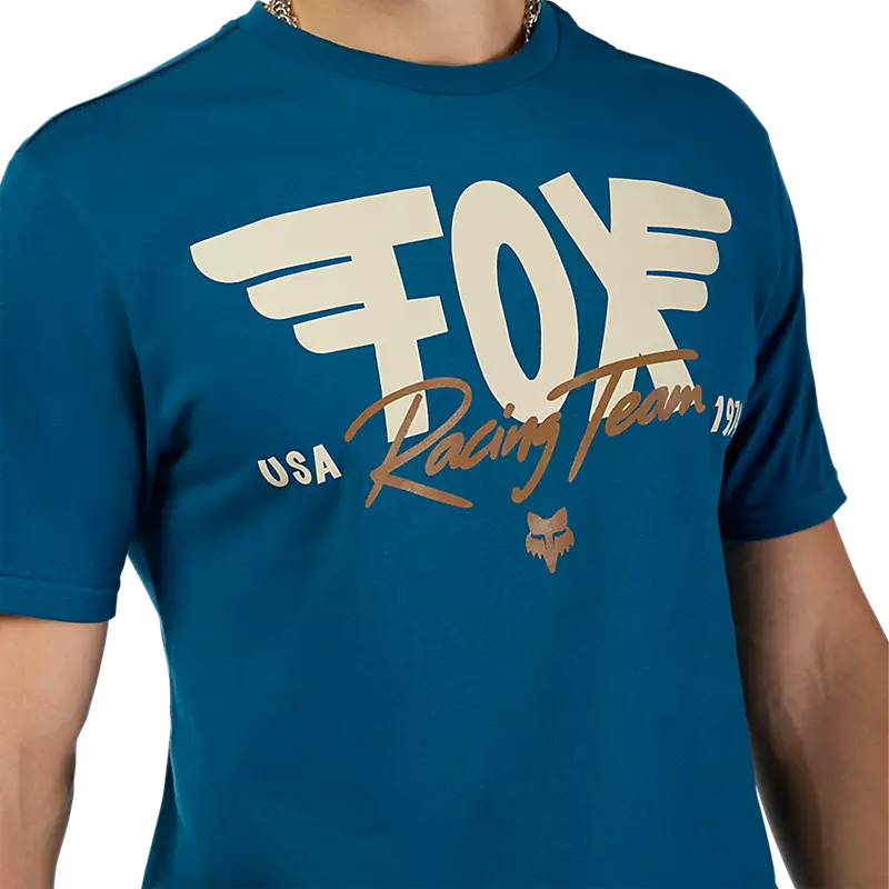 MEN'S WINGED SS PREMIUM TEE (Twilight Blue) | Fox Racing