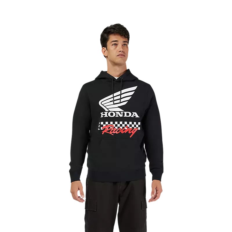 HONDA FLEECE PULLOVER (Black) | Fox Racing