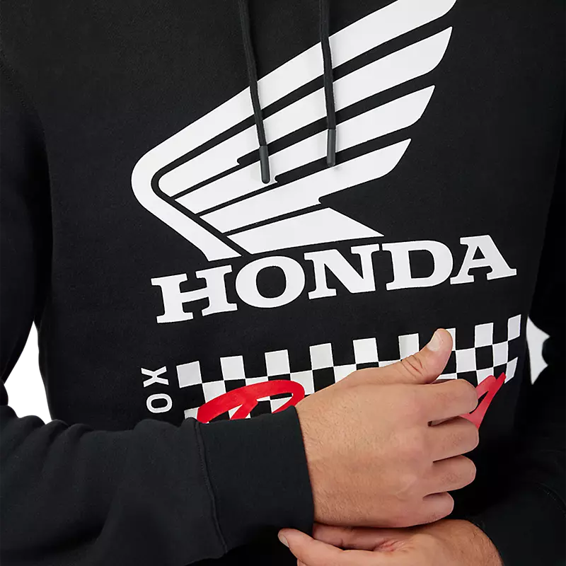 HONDA FLEECE PULLOVER (Black) | Fox Racing