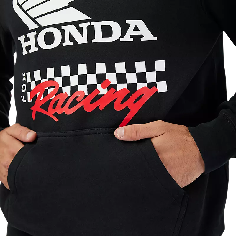 HONDA FLEECE PULLOVER (Black) | Fox Racing
