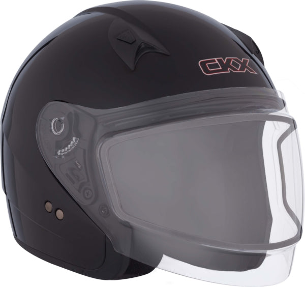 VG977 OPEN FACE DUAL LENS HELMET (Glossy Black) | CKX
