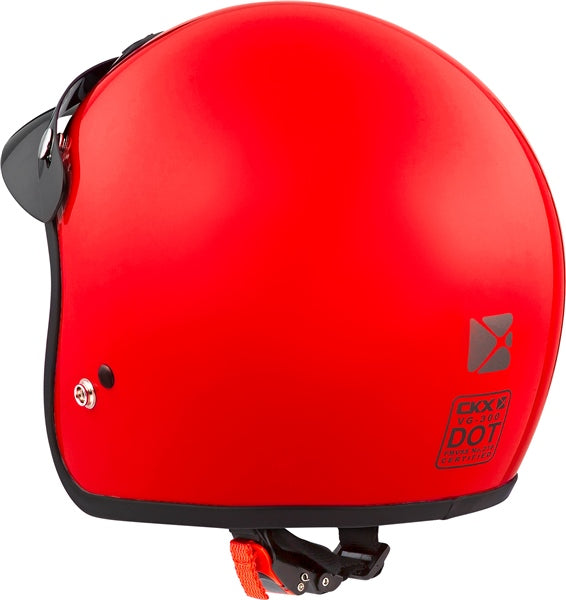 YOUTH VG300 3/4 OPEN FACE HELMET (Glossy Red) | CKX