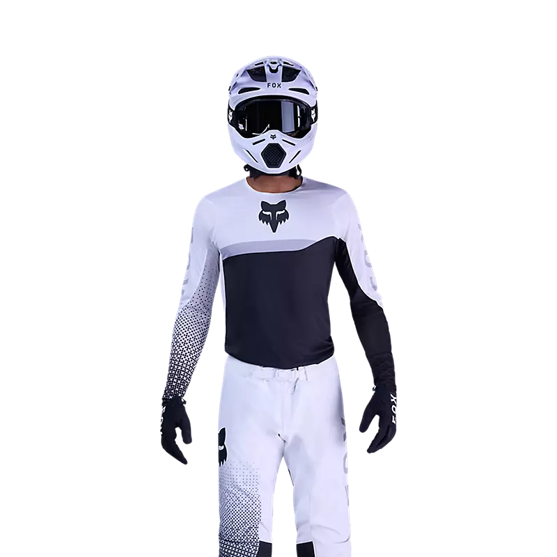 FLEXAIR FRACTURE JERSEY (White/Black) | Fox Racing