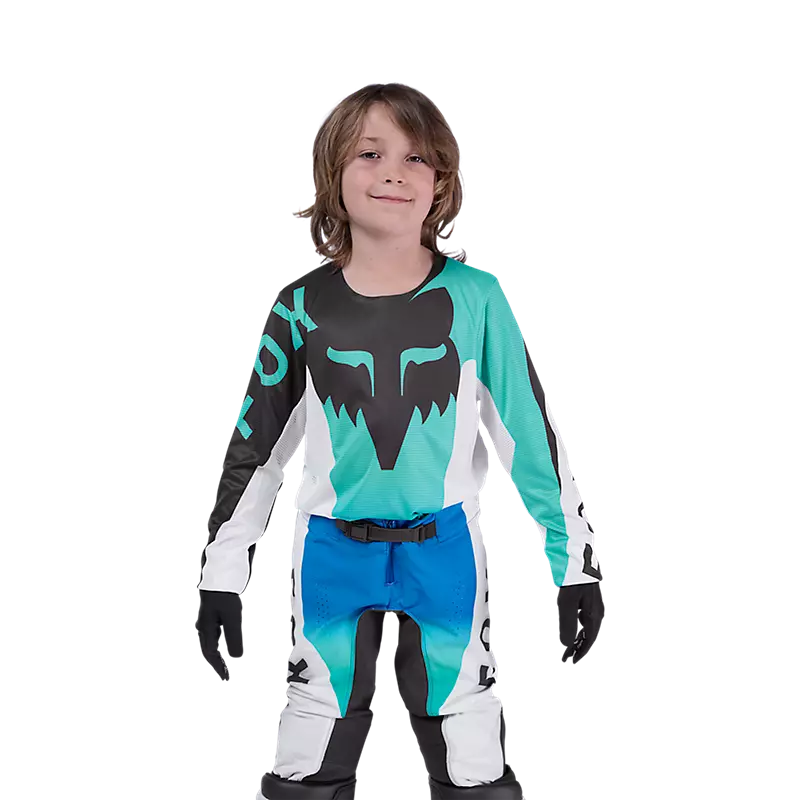 YOUTH FLEXAIR SPIRE JERSEY (Aqua) | Fox Racing