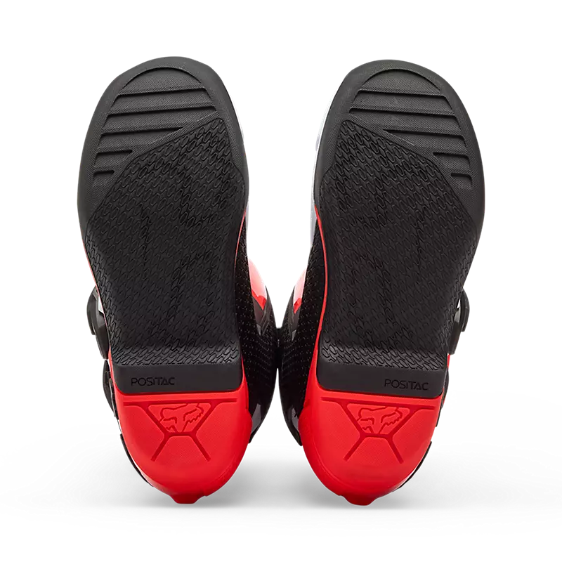 YOUTH COMP BOOT (White/Flo Red) | Fox Racing