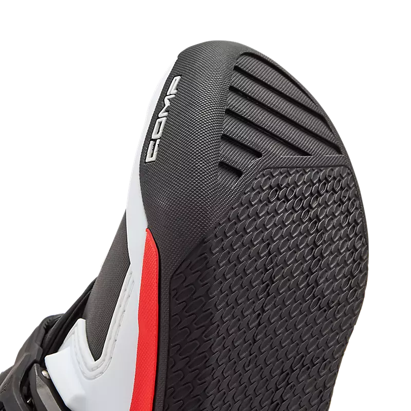 YOUTH COMP BOOT (White/Flo Red) | Fox Racing
