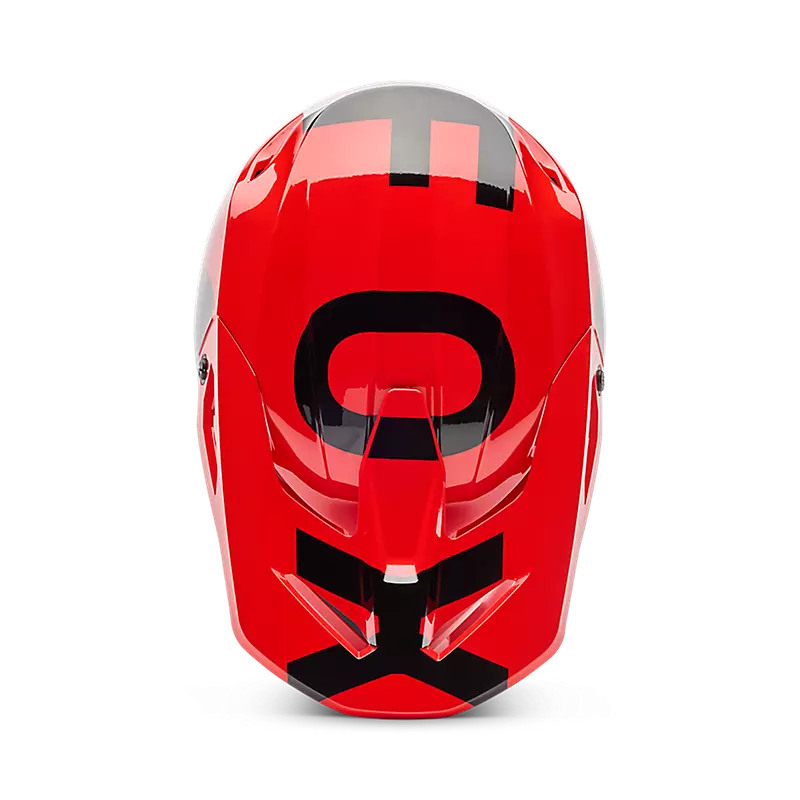 YOUTH V1 SHIELD HELMET (Flo Red) | Fox Racing