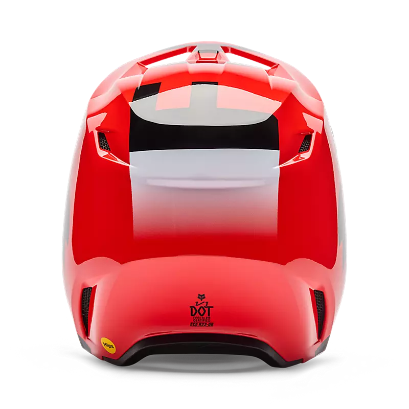 YOUTH V1 SHIELD HELMET (Flo Red) | Fox Racing