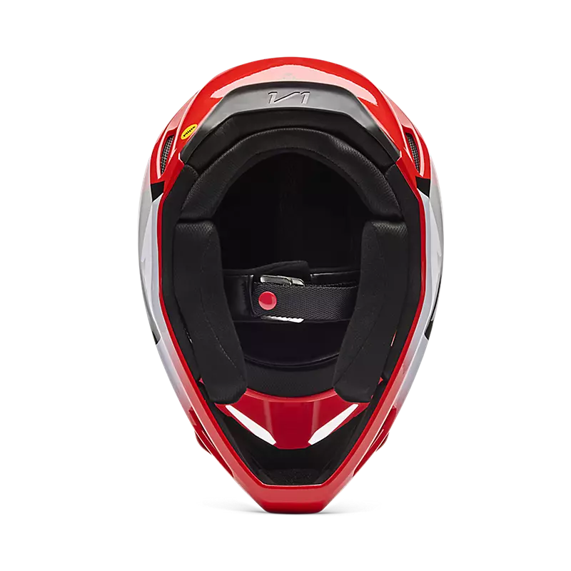 YOUTH V1 SHIELD HELMET (Flo Red) | Fox Racing