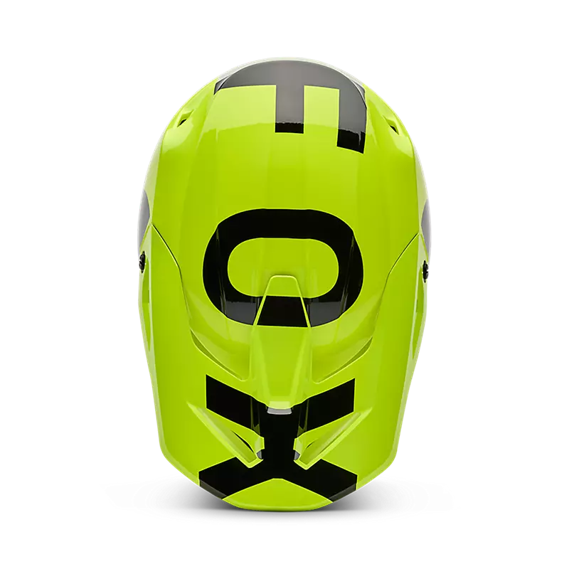 YOUTH V1 SHIELD HELMET (Flo Yellow) | Fox Racing