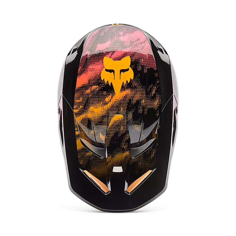 YOUTH V1 KAIROS HELMET (Tangerine) | Fox Racing