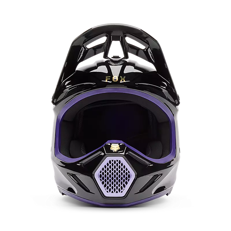 V3 DRIP HELMET (Black/Purple) | Fox Racing