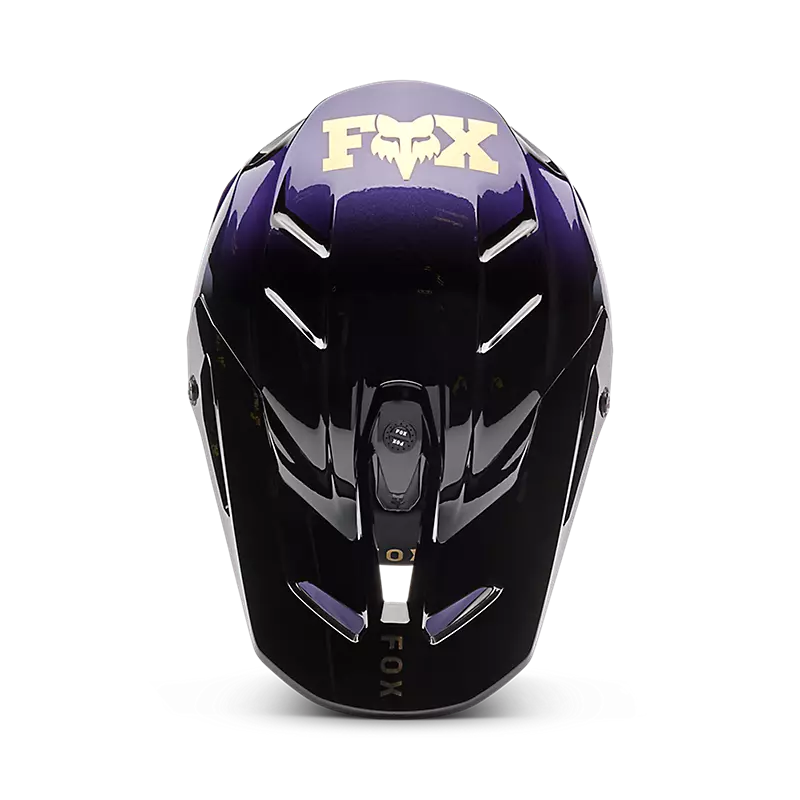V3 DRIP HELMET (Black/Purple) | Fox Racing