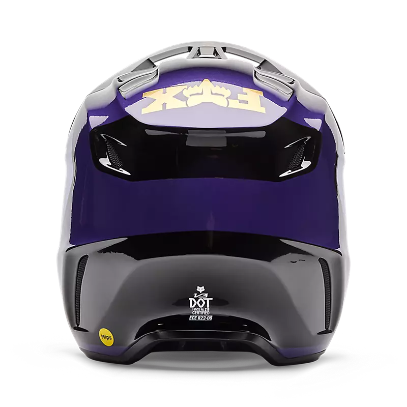 V3 DRIP HELMET (Black/Purple) | Fox Racing
