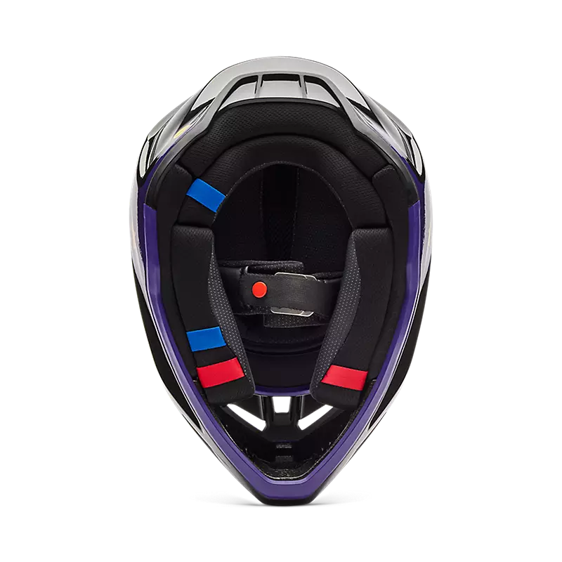 V3 DRIP HELMET (Black/Purple) | Fox Racing