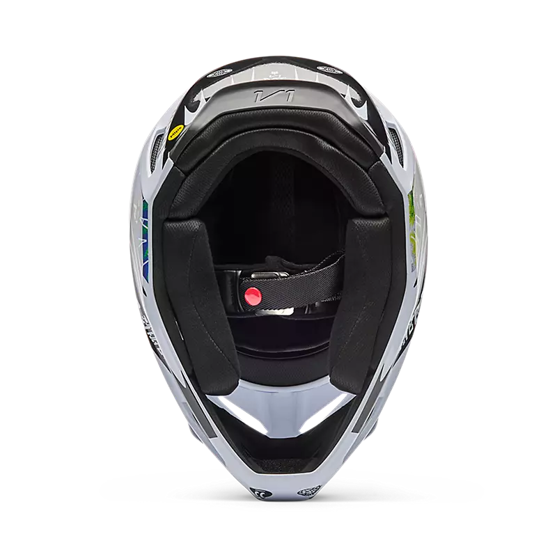 V1 IMAGE COSMO HELMET (Black/White) | Fox Racing
