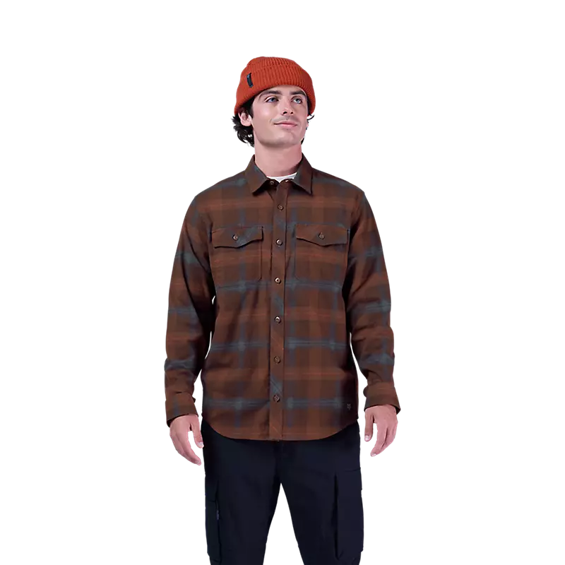 SURVIVALIST CORE FLANNEL (Dark Brown) | Fox Racing