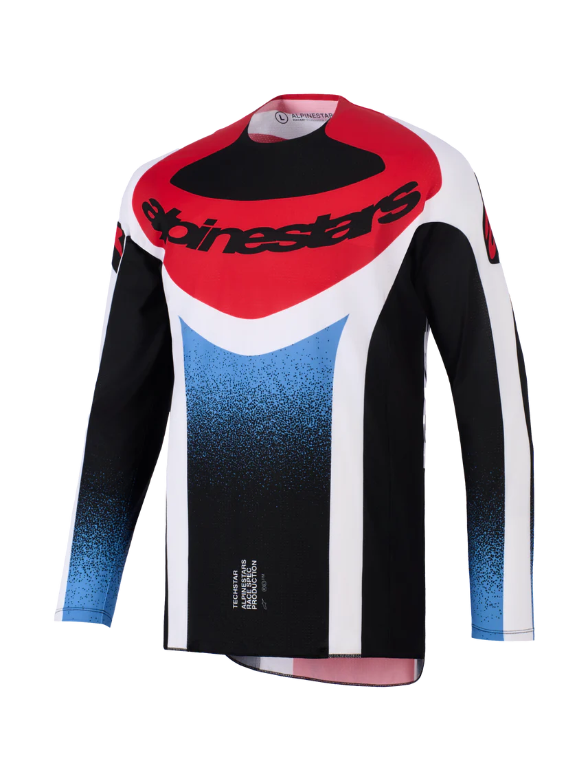 TECHSTAR KNIF JERSEY (Black/White/Red) | ALPINESTARS