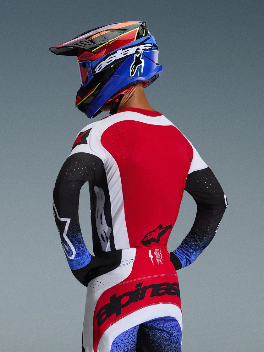 TECHSTAR KNIF JERSEY (Black/White/Red) | ALPINESTARS