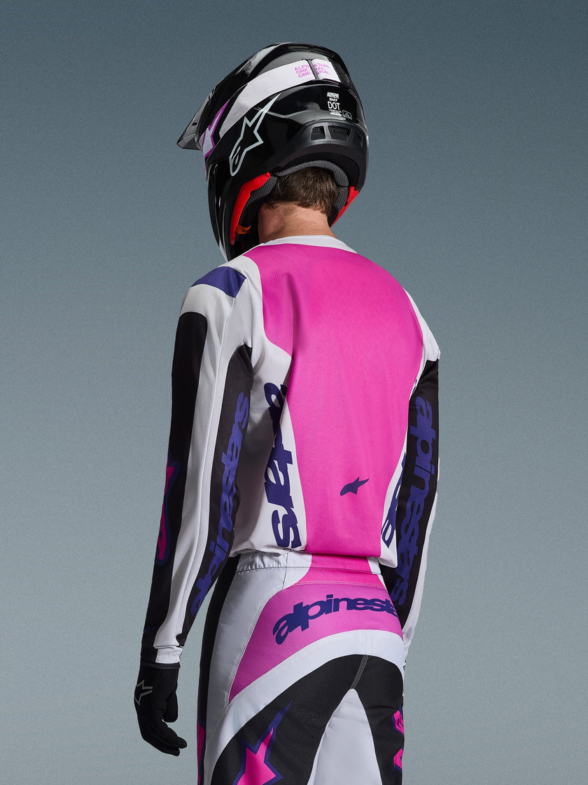 FLUID GRID JERSEY (Black/Grey/Purple) | ALPINESTARS