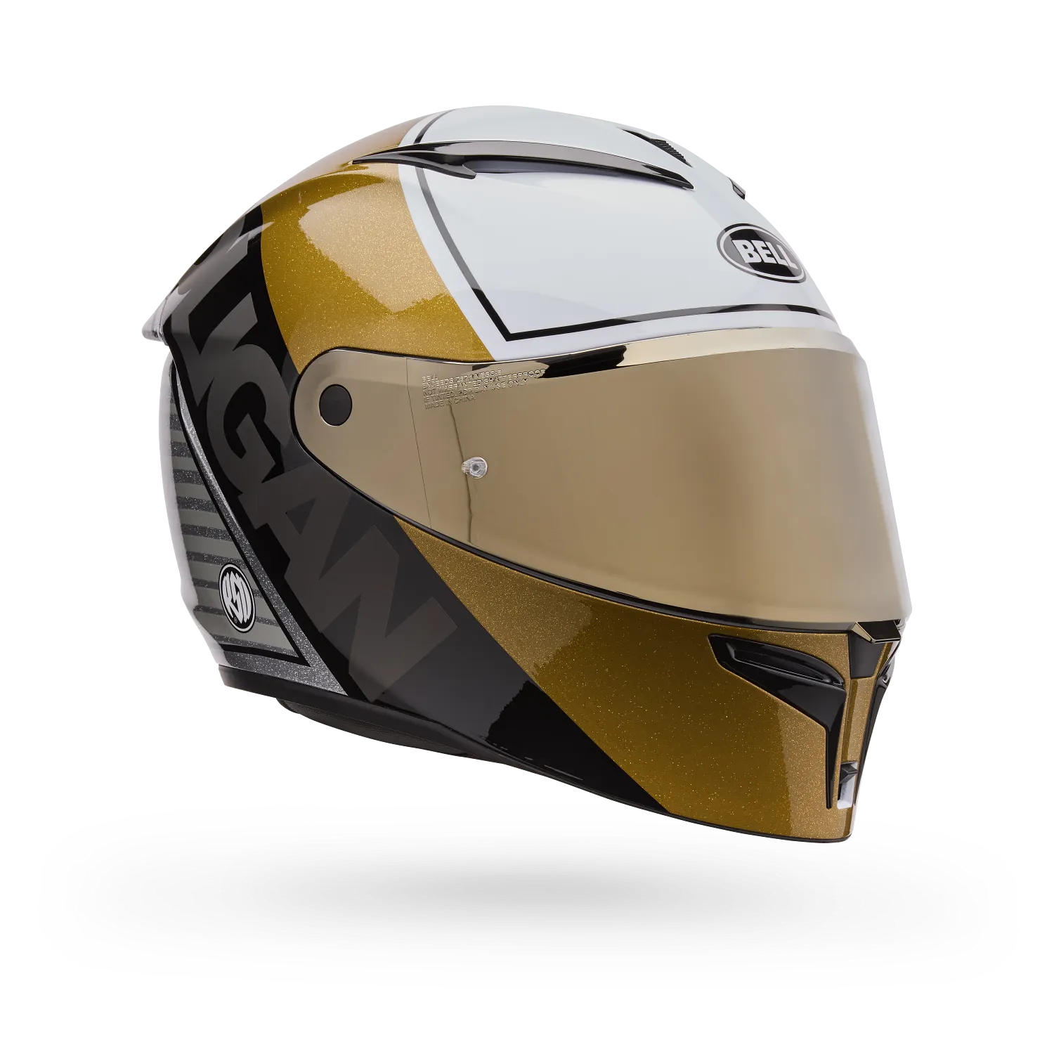 LITHIUM MIPS PLUS (White/Gold) | BELL