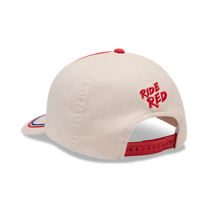 W HONDA SNAPBACK HAT (Off White) | FOX RACING