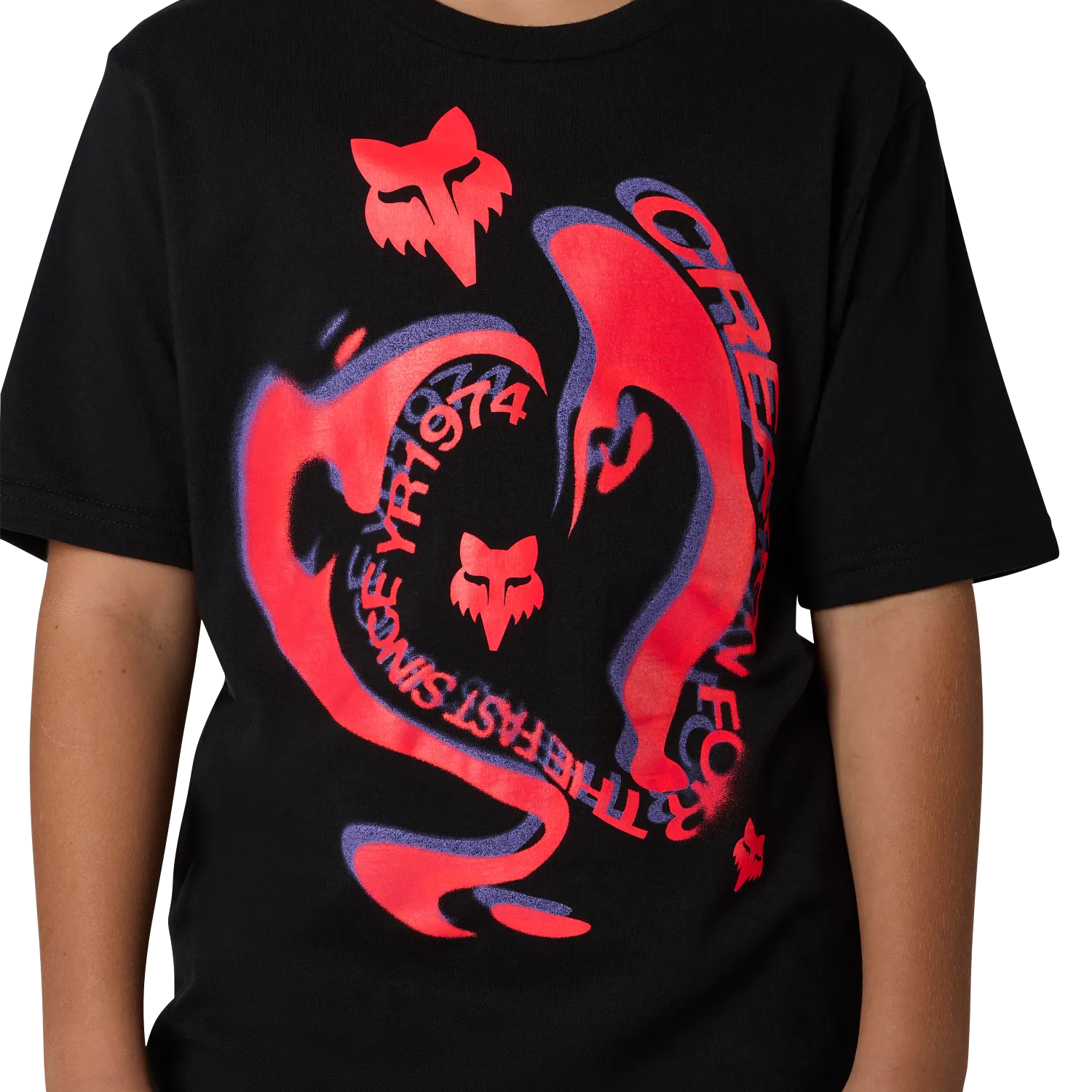 YOUTH VISION SS TEE (Ultra Black) | Fox Racing
