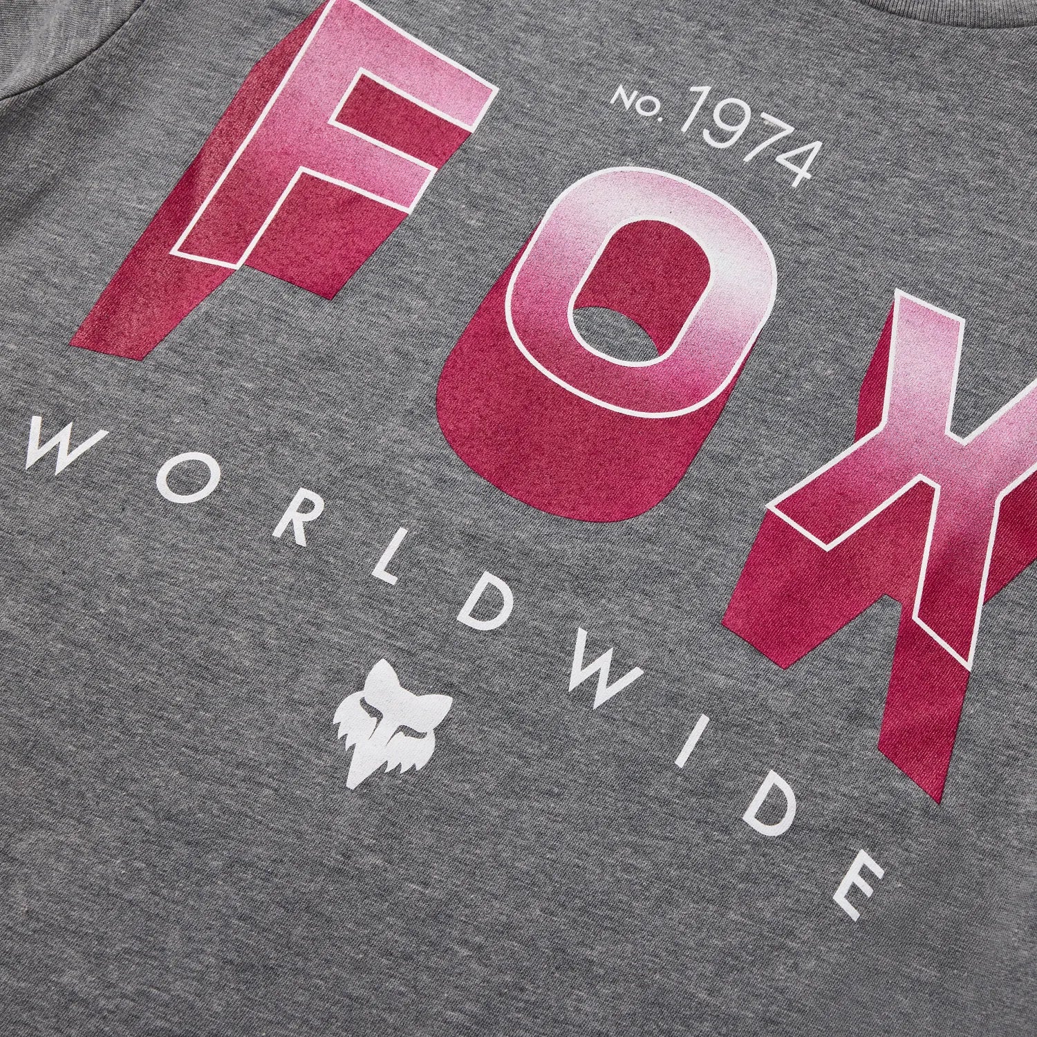YTH BLOCK SS TEE (HTR DRK GRY) | FOXHEAD