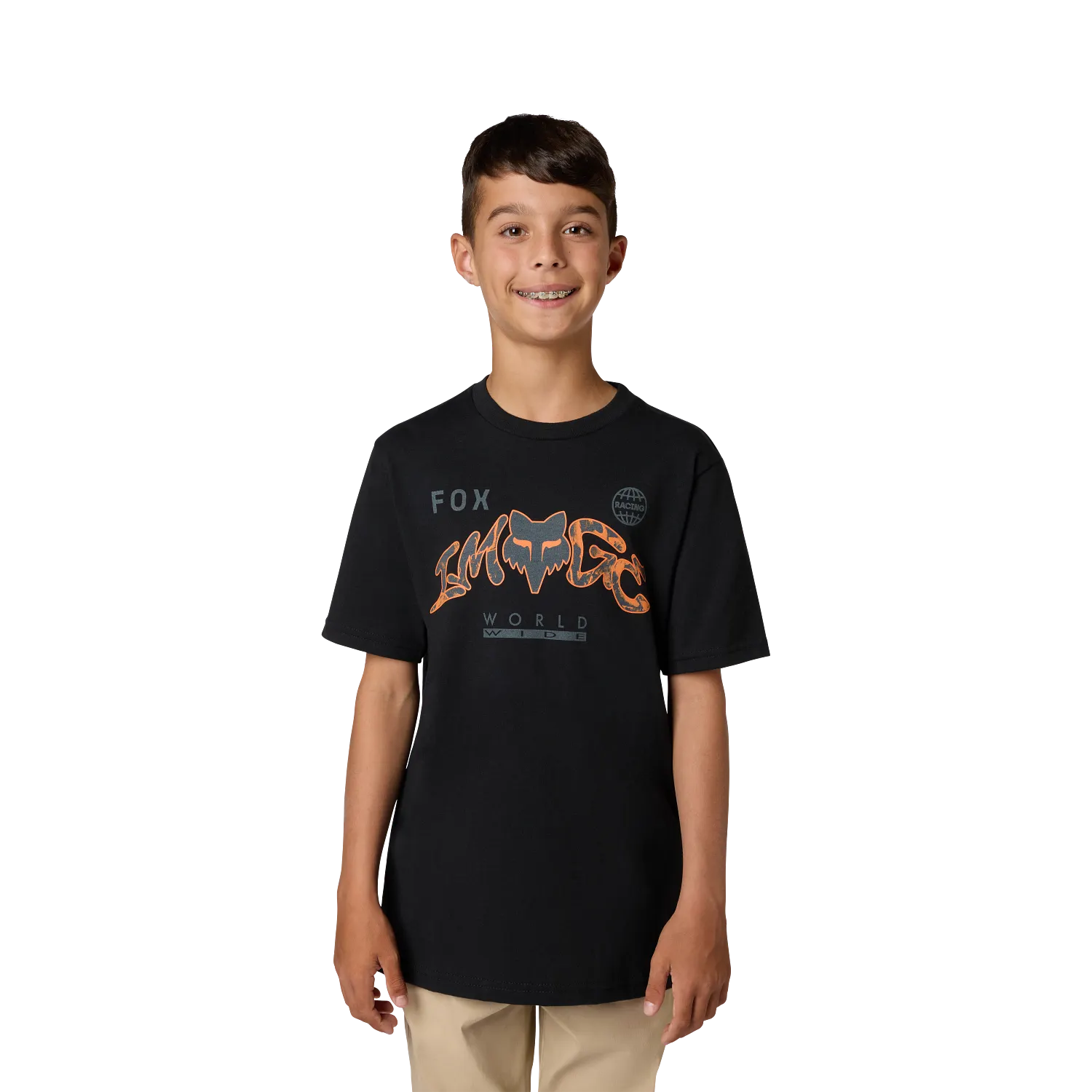YTH IMAGE PRINT SS TEE (U BLK) | FOXHEAD