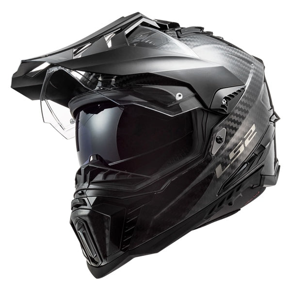 EXPLORER CARBON OFF ROAD HELMET (Solid Carbon) | LS2