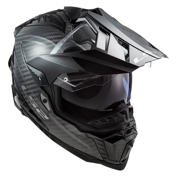 EXPLORER CARBON OFF ROAD HELMET (Solid Carbon) | LS2