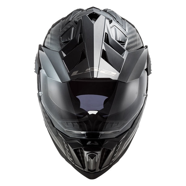 EXPLORER CARBON OFF ROAD HELMET (Solid Carbon) | LS2