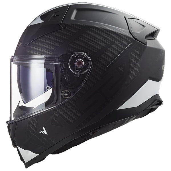 CITATION 2 FULL FACE HELMET (Splitter Black/White) | LS2