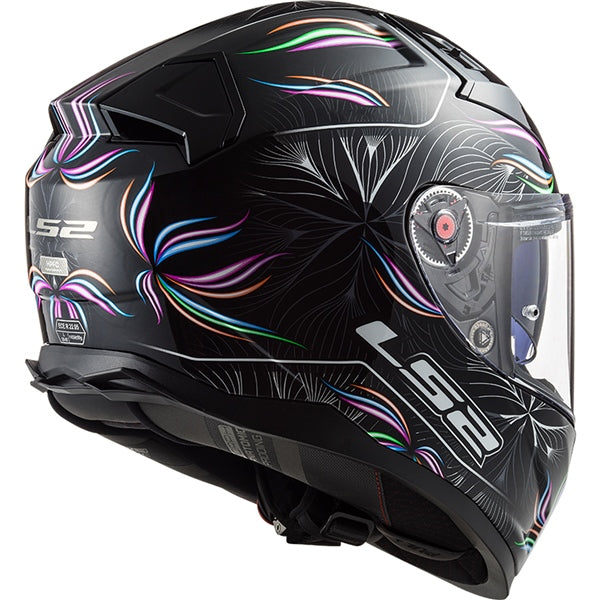CITATION 2 FULL FACE HELMET (Tropical Black/White) | LS2