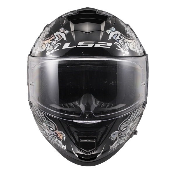 ASSAULT FULL FACE HELMET (Warrior-Silver/Black) | LS2