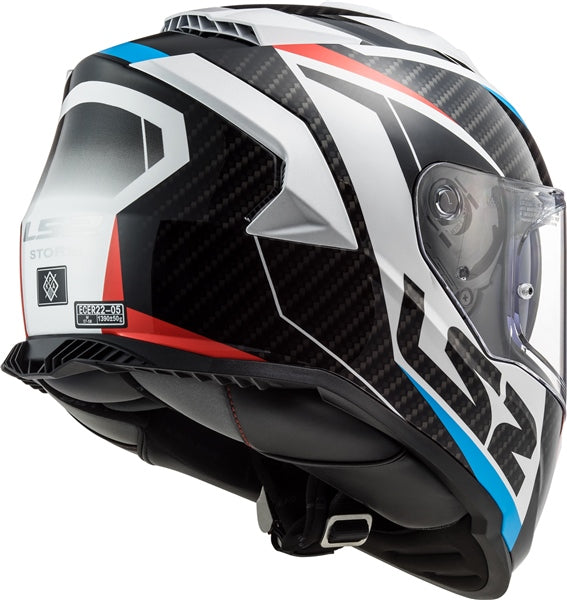 ASSAULT FULL FACE HELMET (Racer-White/Red/Blue) | LS2