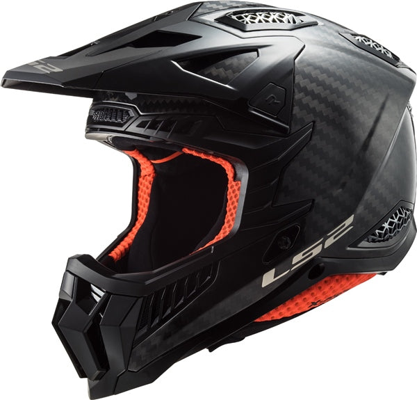X-FORCE CARBON OFF ROAD HELMET (Solid Carbon) | LS2