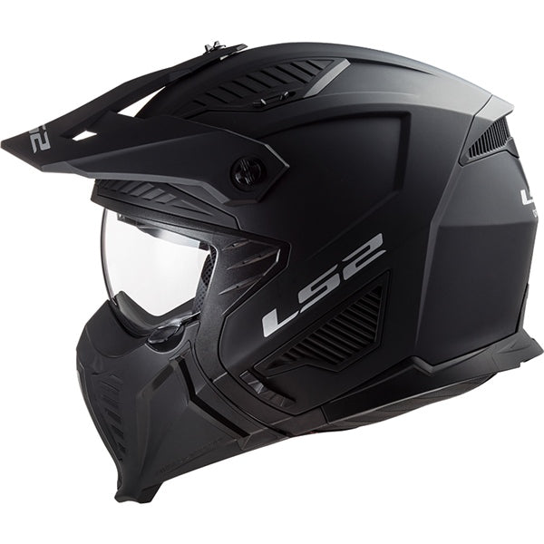 DRIFTER OPEN FACE HELMET (Matte Black) | LS2