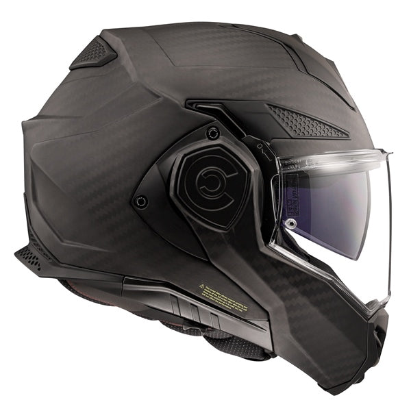 ADVANT X CARBON MODULAR HELMET (Solid Carbon) | LS2