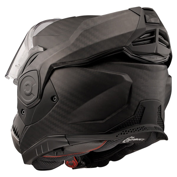 ADVANT X CARBON MODULAR HELMET (Solid Carbon) | LS2