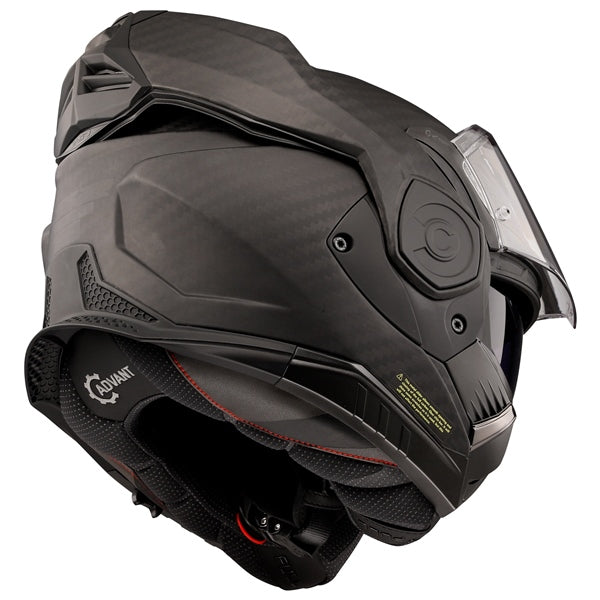 ADVANT X CARBON MODULAR HELMET (Solid Carbon) | LS2
