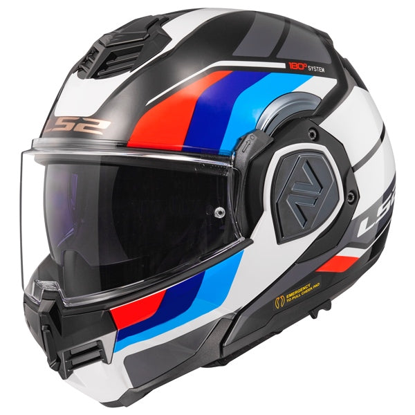 ADVANT MODULAR HELMET (Sport Black/Blue/Red) | LS2