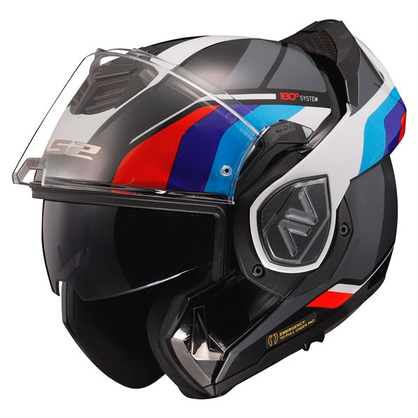 ADVANT MODULAR HELMET (Sport Black/Blue/Red) | LS2
