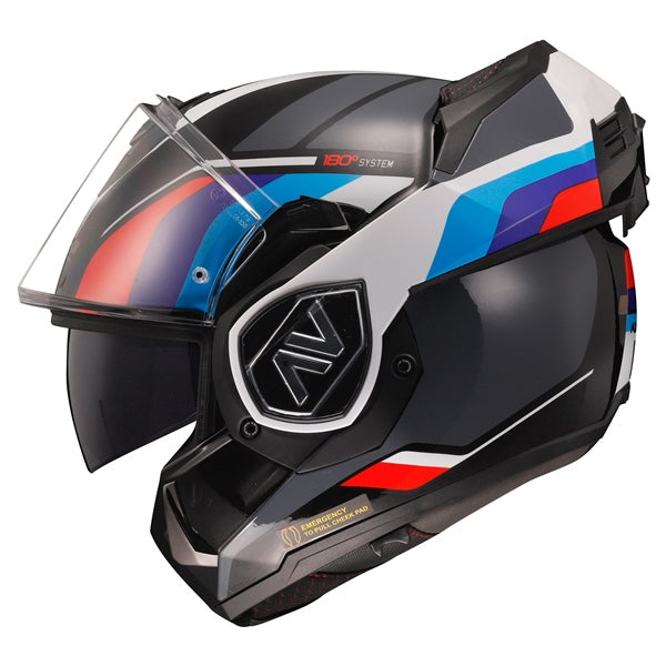 ADVANT MODULAR HELMET (Sport Black/Blue/Red) | LS2
