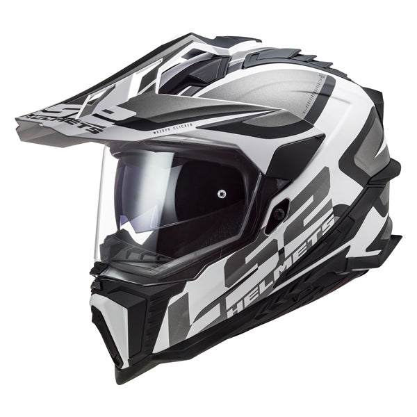 EXPLORER OFF ROAD HELMET (Matte Black/White) | LS2