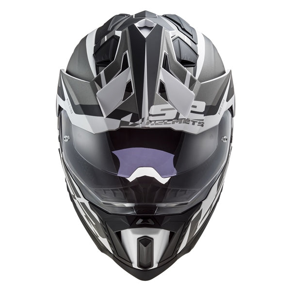 EXPLORER OFF ROAD HELMET (Matte Black/White) | LS2