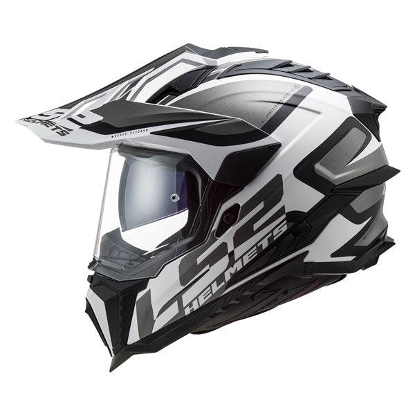 EXPLORER OFF ROAD HELMET (Matte Black/White) | LS2