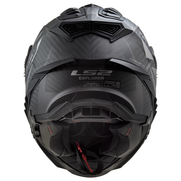 EXPLORER CARBON OFF ROAD HELMET (Matte Titanium/Hi-Viz) | LS2