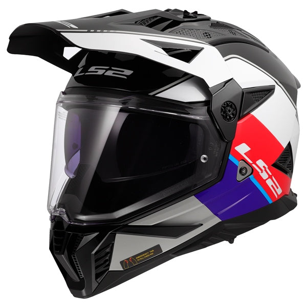 BLAZE 2 OFF ROAD HELMET (Rally Red/White/Blue) | LS2