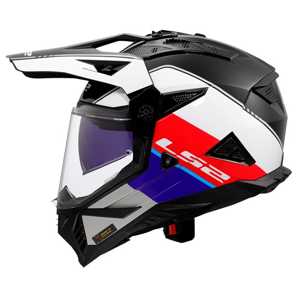 BLAZE 2 OFF ROAD HELMET (Rally Red/White/Blue) | LS2